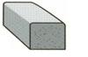 Concrete edge style - Curb Style (6x6)